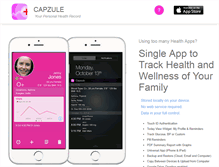 Tablet Screenshot of capzule.com